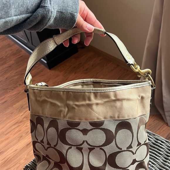 Coach Brown and Tan Women's Bag - Picture 6 of 10